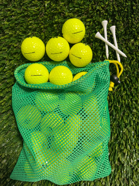 Bridgestone e6 Yellow -  Baker's Dozen  in Mesh Bag