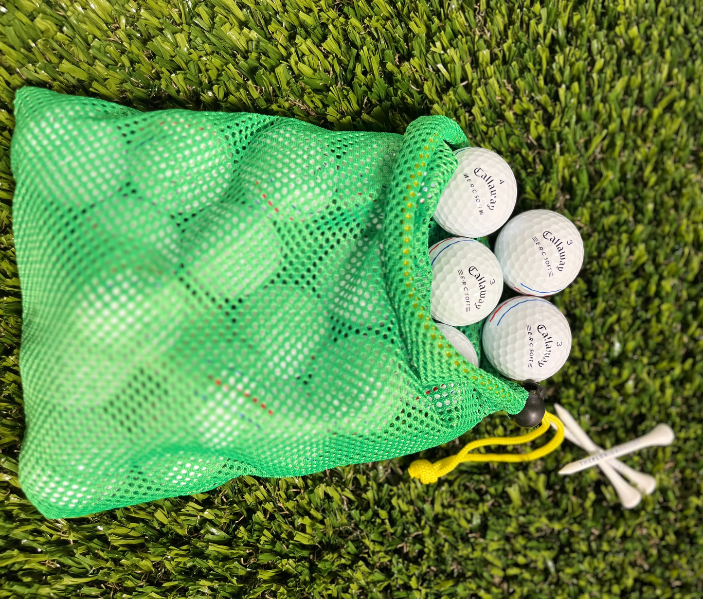 Callaway ERC Soft Triple Track White - Baker's Dozen in Mesh Bag