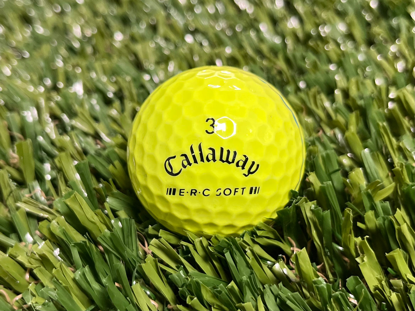 Callaway ERC Soft Triple Track Yellow - Baker's Dozen in Mesh Bag