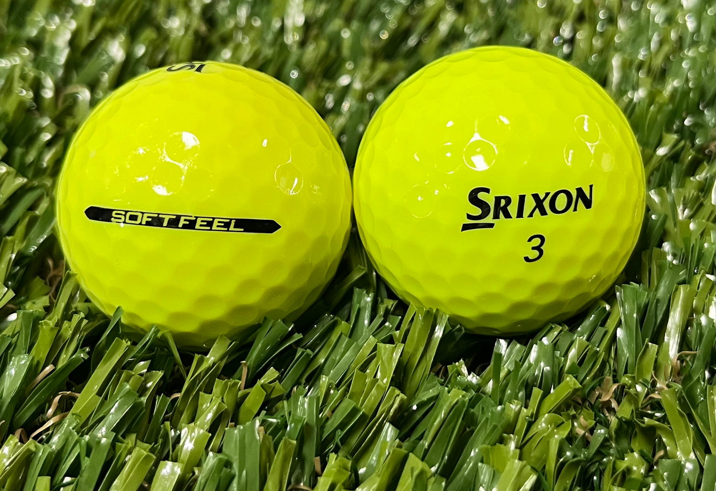 Srixon Soft Feel Yellow - Baker's Dozen in Mesh Bag