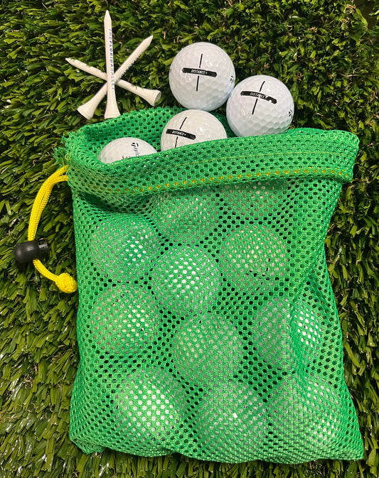 TaylorMade Distance+ White - Baker's Dozen in Mesh Bag