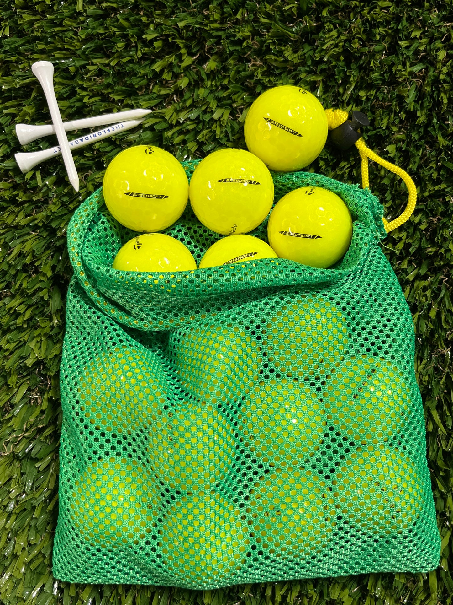 TaylorMade SpeedSoft Yellow - Baker's Dozen in Mesh Bag