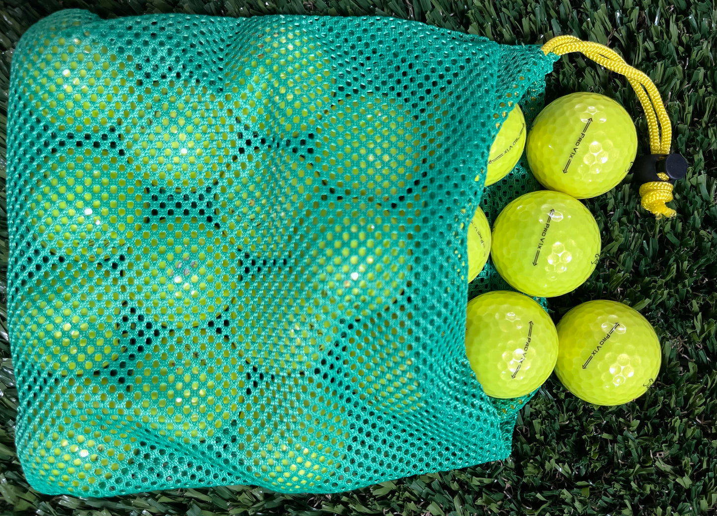 Titleist Pro V1x 2021 Yellow - Baker's Dozen in Mesh Bag