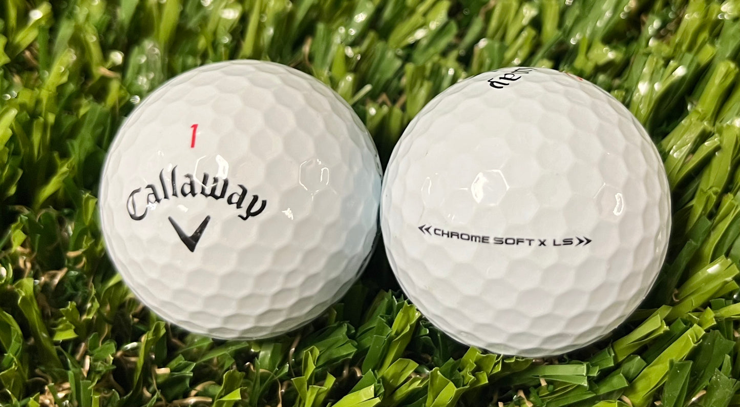Callaway Chrome Soft X-LS White - Baker's Dozen in Mesh Bag