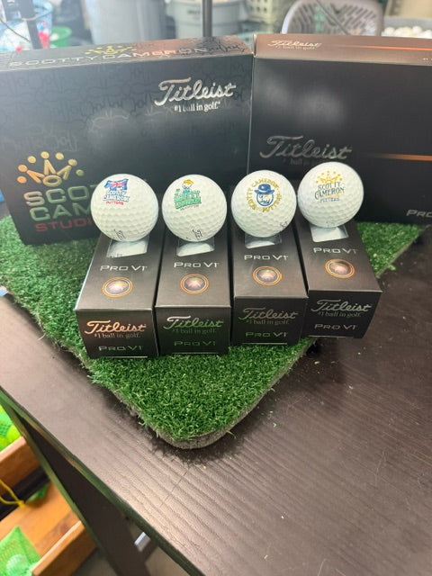 Scotty Cameron Limited Titleist Pro V1 U.K. Crew Open Championship Golf Balls- New