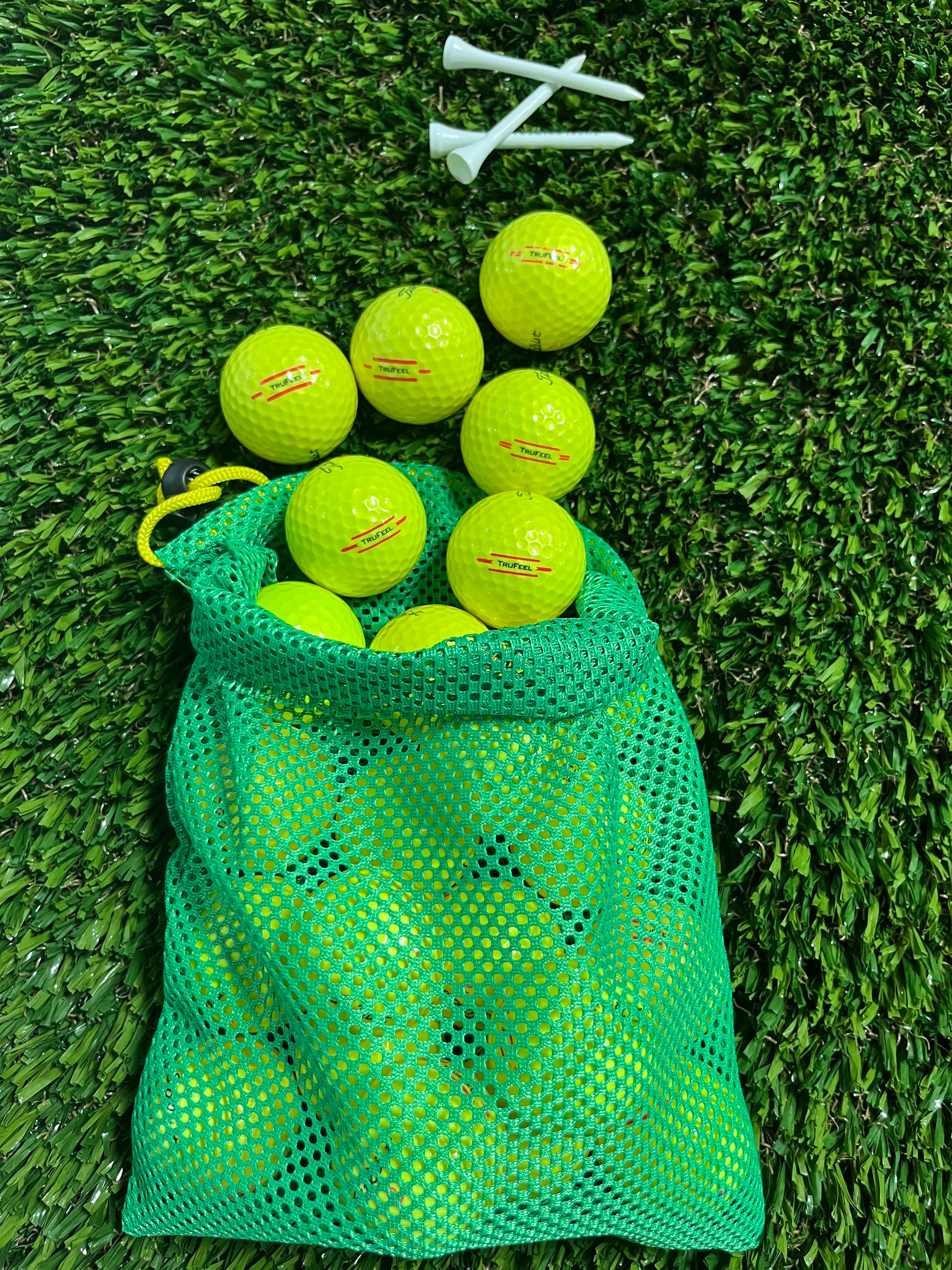 Titleist TruFeel Yellow -  Baker's Dozen in Mesh Bag