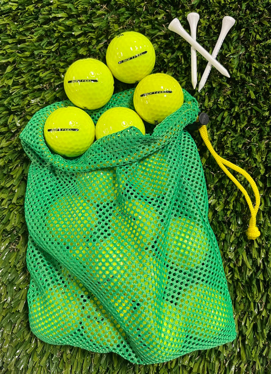 Srixon Soft Feel Yellow - 1 dozen in Mesh Bag