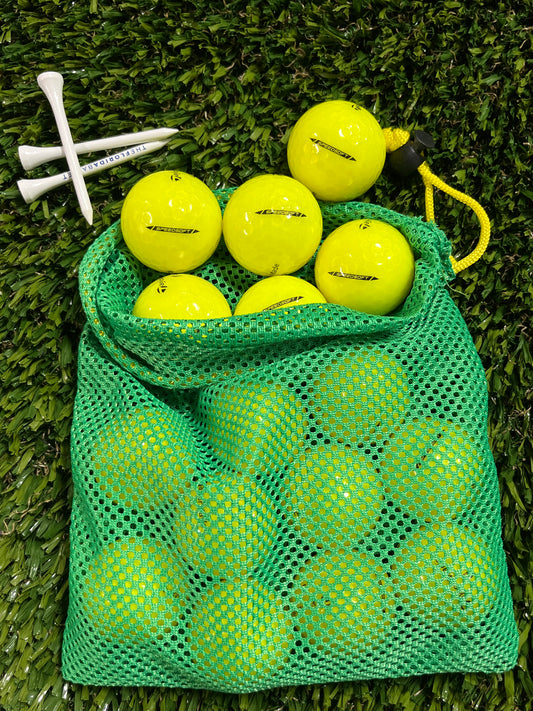 TaylorMade SpeedSoft Yellow - 1 dozen in Mesh Bag