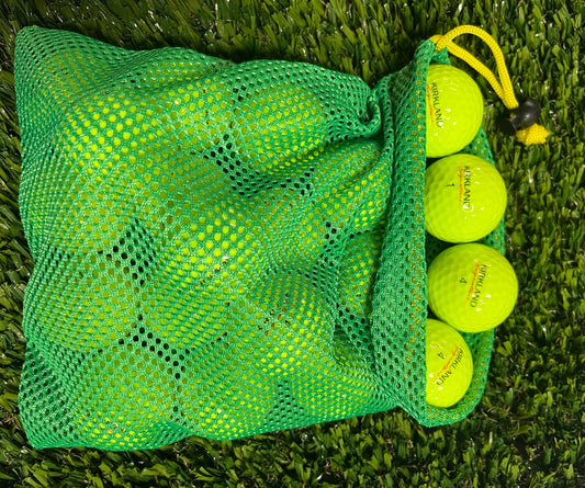 Kirkland Signature Yellow Golf Balls - 1 dozen in Mesh Bag