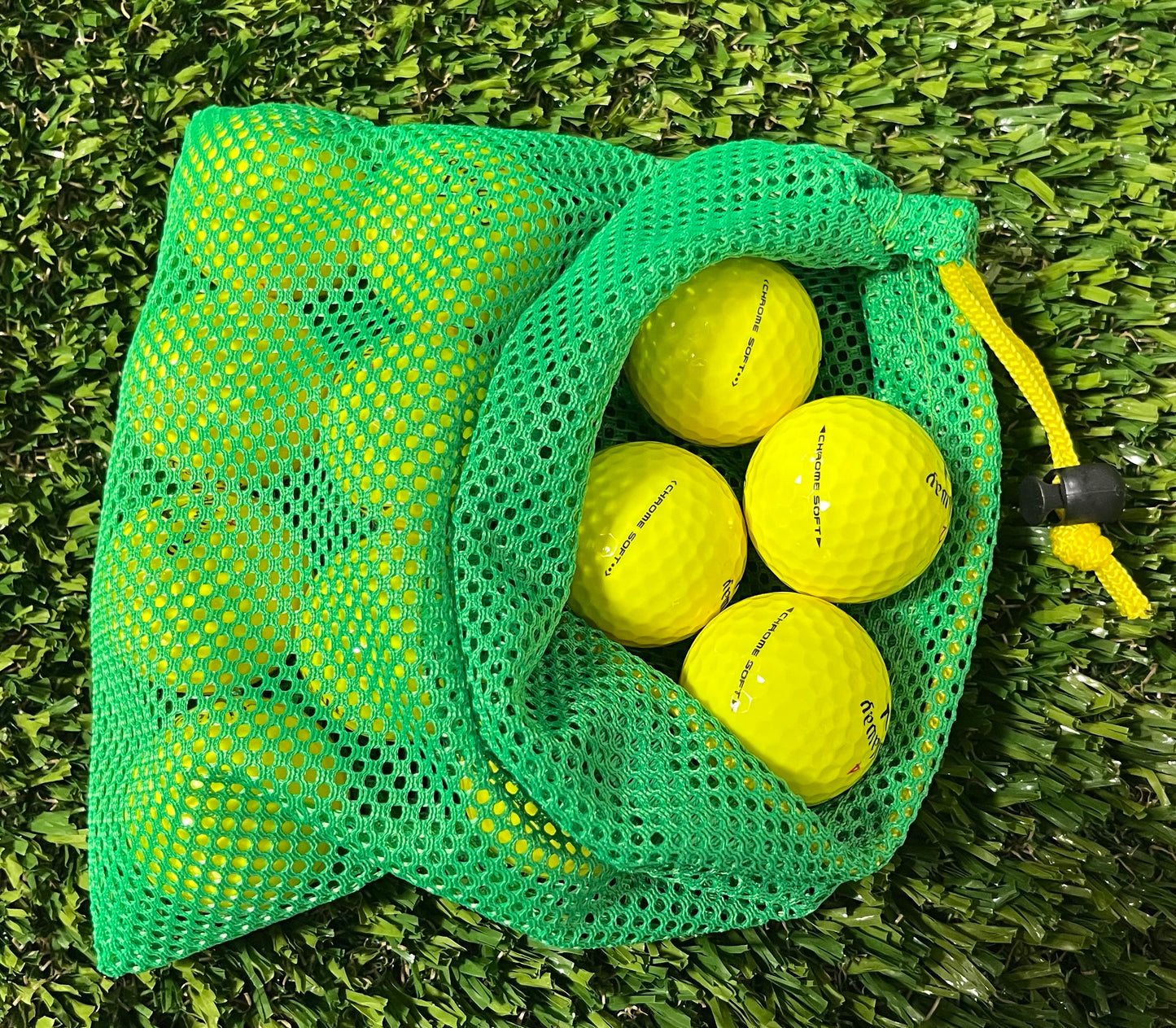 Callaway Chrome Soft Yellow - 1 dozen in Mesh Bag